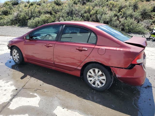 2HGFA1F60AH541993 - 2010 HONDA CIVIC LX-S RED photo 2