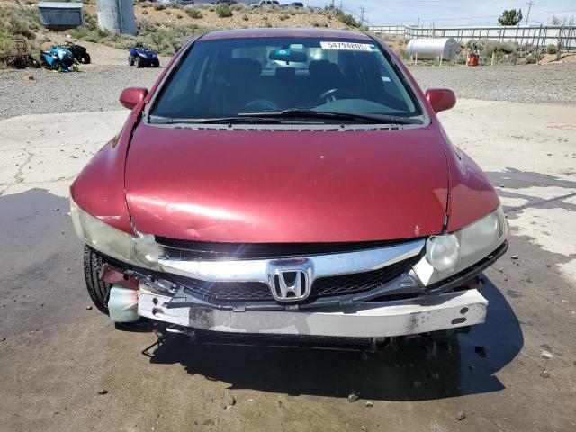 2HGFA1F60AH541993 - 2010 HONDA CIVIC LX-S RED photo 5