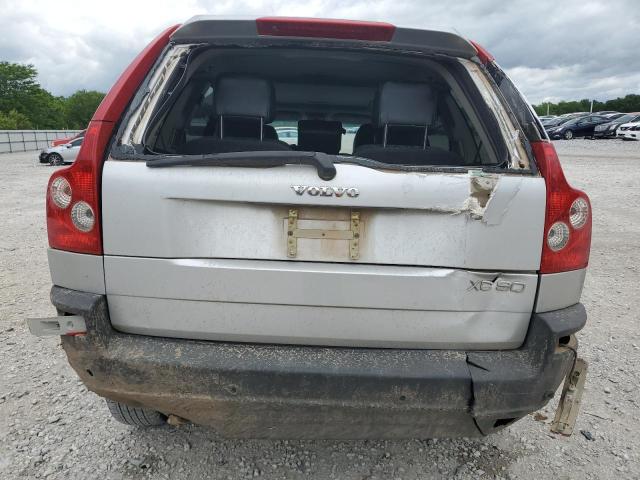 YV1CY59H041084388 - 2004 VOLVO XC90 SILVER photo 6