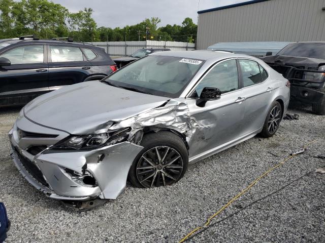 4T1G11AK0PU739434 - 2023 TOYOTA CAMRY SE NIGHT SHADE SILVER photo 1