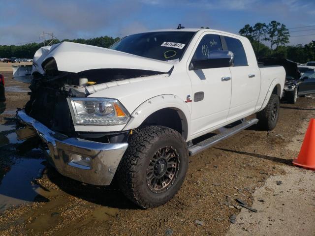 3C6UR5PL0DG603799 - 2013 RAM 2500 LONGHORN WHITE photo 2