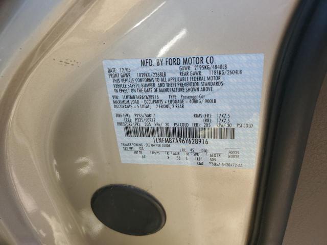 1LNFM87A96Y628916 - 2006 LINCOLN LS 棕色 照片 12