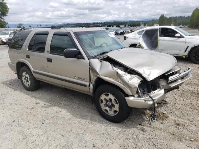 1GNDT13W92K219830 - 2002 CHEVROLET BLAZER GRAY photo 4