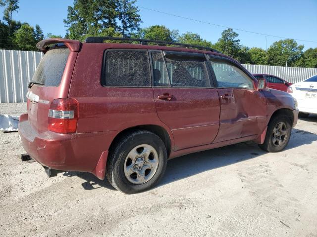 JTEGD21A150110175 - 2005 TOYOTA HIGHLANDER MAROON photo 3