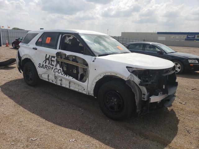 1FM5K8AB6NGA99738 - 2022 FORD EXPLORER POLICE INTERCEPTOR 白色 照片 4