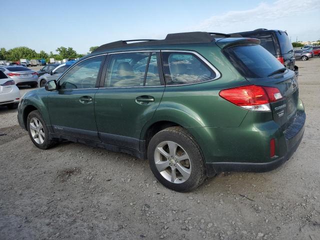 4S4BRBAC6E3291852 - 2014 SUBARU OUTBACK 2.5I GREEN photo 2