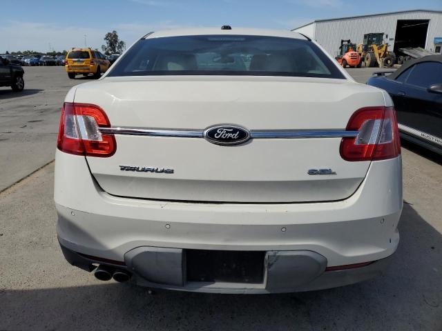 1FAHP2EW0BG130061 - 2011 FORD TAURUS SEL WHITE photo 6