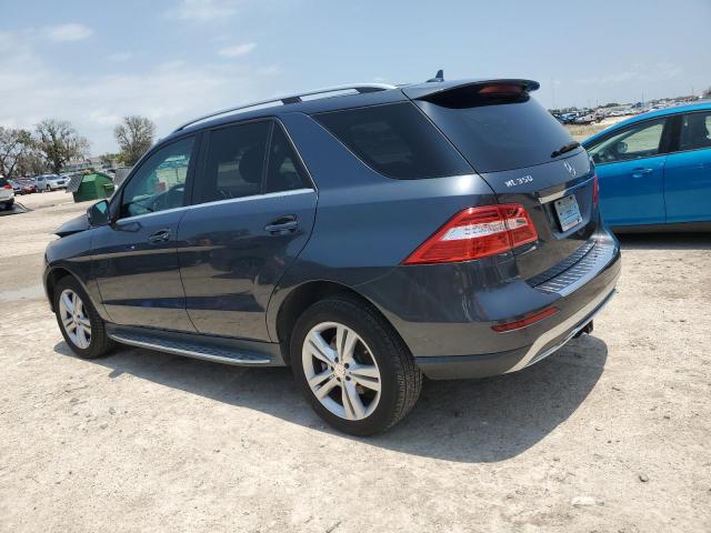 4JGDA5HBXEA277477 - 2014 MERCEDES-BENZ ML 350 4MATIC GRAY photo 2