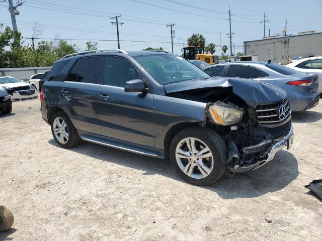 4JGDA5HBXEA277477 - 2014 MERCEDES-BENZ ML 350 4MATIC GRAY photo 4