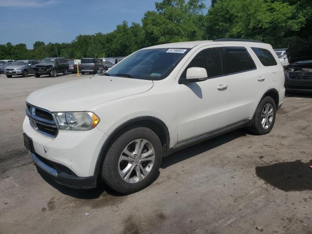 1D4RE4GG4BC680122 - 2011 DODGE DURANGO CREW WHITE photo 1