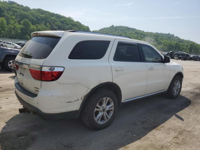 1D4RE4GG4BC680122 - 2011 DODGE DURANGO CREW WHITE photo 3