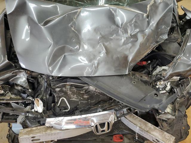 19XFA1F66BE029652 - 2011 HONDA CIVIC LX-S Մոխրագույն լուսանկար 11