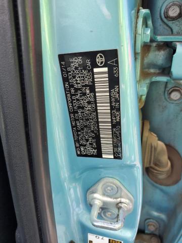 JTDKDTB35E1061898 - 2014 TOYOTA PRIUS C TURQUOISE photo 12