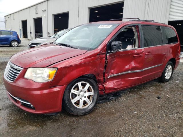 2C4RC1BG2CR207451 - 2012 CHRYSLER TOWN & COU TOURING 栗色 照片 1