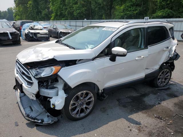 MAJ6S3KL9KC253175 - 2019 FORD ECOSPORT TITANIUM WHITE photo 1