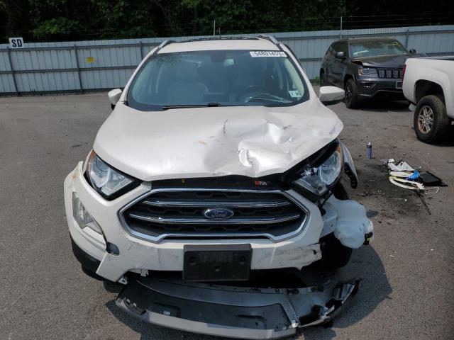 MAJ6S3KL9KC253175 - 2019 FORD ECOSPORT TITANIUM WHITE photo 5