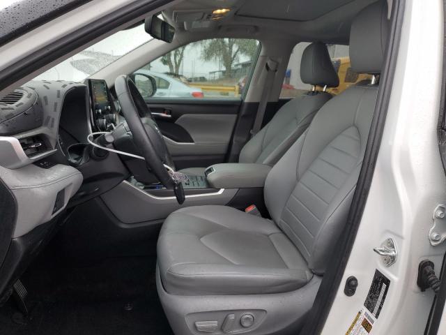 5TDHZRBH8LS501574 - 2020 TOYOTA HIGHLANDER XLE WHITE photo 7
