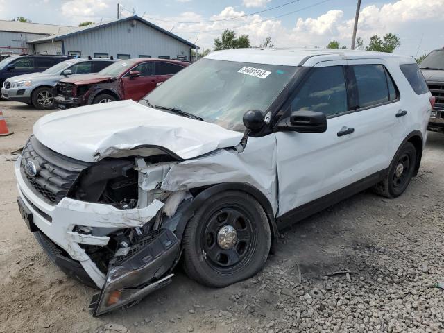 1FM5K8AR4HGA35957 - 2017 FORD EXPLORER POLICE INTERCEPTOR WHITE photo 1