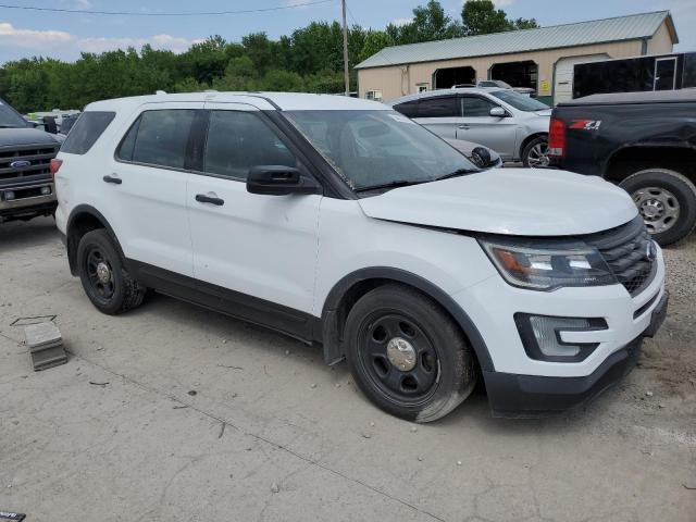 1FM5K8AR4HGA35957 - 2017 FORD EXPLORER POLICE INTERCEPTOR WHITE photo 4
