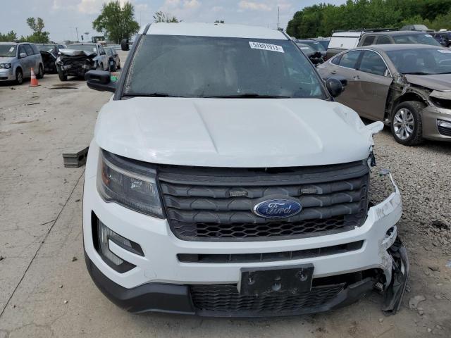 1FM5K8AR4HGA35957 - 2017 FORD EXPLORER POLICE INTERCEPTOR WHITE photo 5