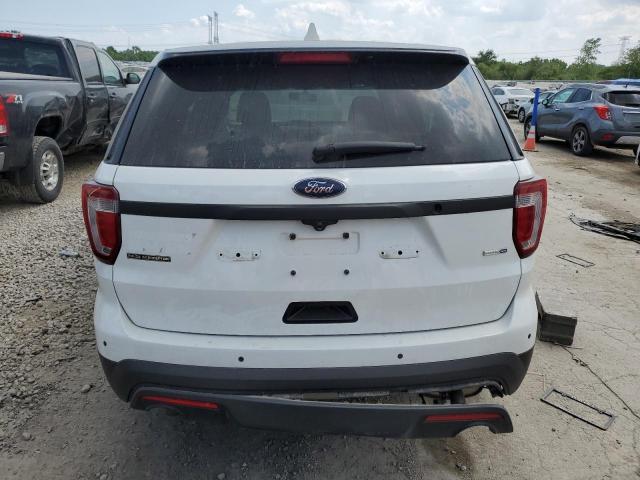 1FM5K8AR4HGA35957 - 2017 FORD EXPLORER POLICE INTERCEPTOR WHITE photo 6