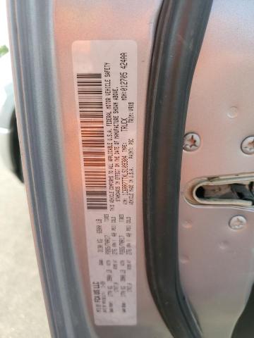 1C6RR7TTXLS109304 - 2020 RAM 1500 CLASS SLT ვერცხლისფერი ფოტო 12