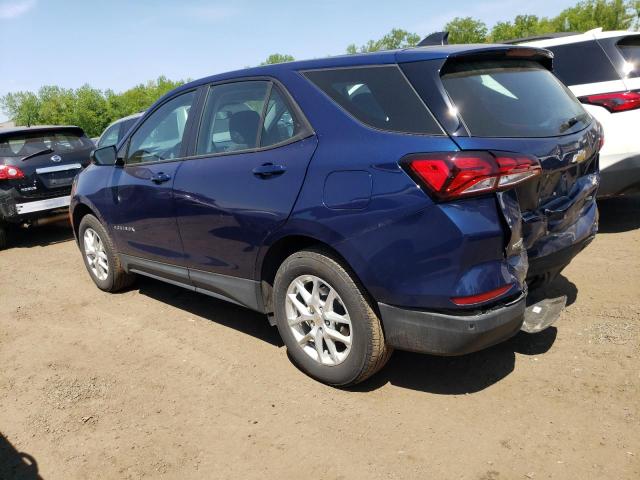 3GNAX5EG9PL179257 - 2023 CHEVROLET EQUINOX LS BLUE photo 2