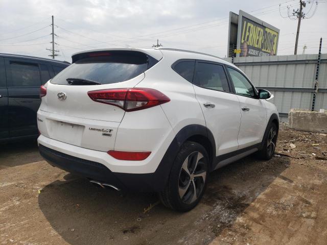 KM8J3CA20HU319539 - 2017 HYUNDAI TUCSON LIMITED WHITE photo 3