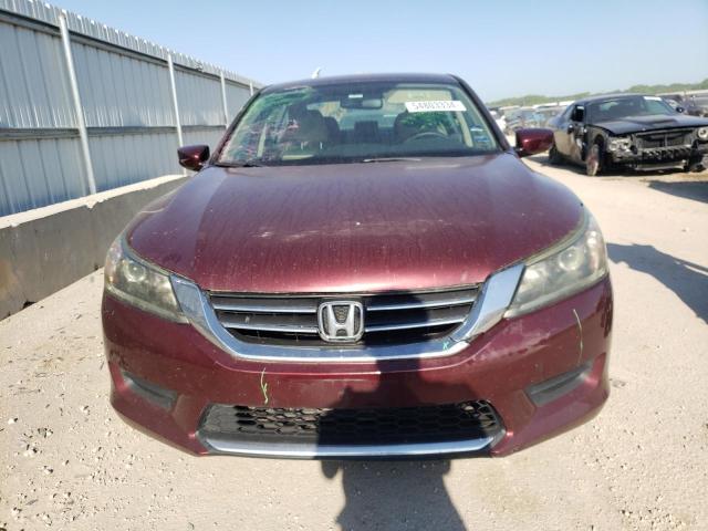 1HGCR2F30DA168447 - 2013 HONDA ACCORD LX BURGUNDY photo 5