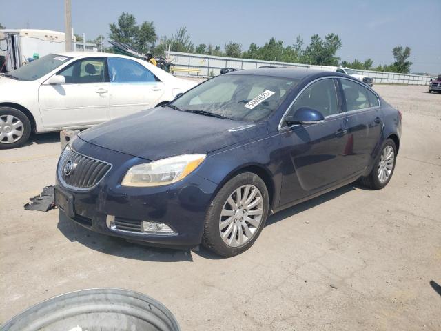 2G4GR5EK2C9162133 - 2012 BUICK REGAL BLUE photo 1