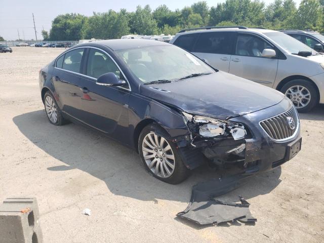 2G4GR5EK2C9162133 - 2012 BUICK REGAL BLUE photo 4