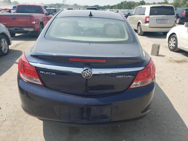 2G4GR5EK2C9162133 - 2012 BUICK REGAL BLUE photo 6