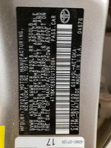 4T1BK1EB5EU135084 - 2014 TOYOTA AVALON BASE Gümüş foto 12