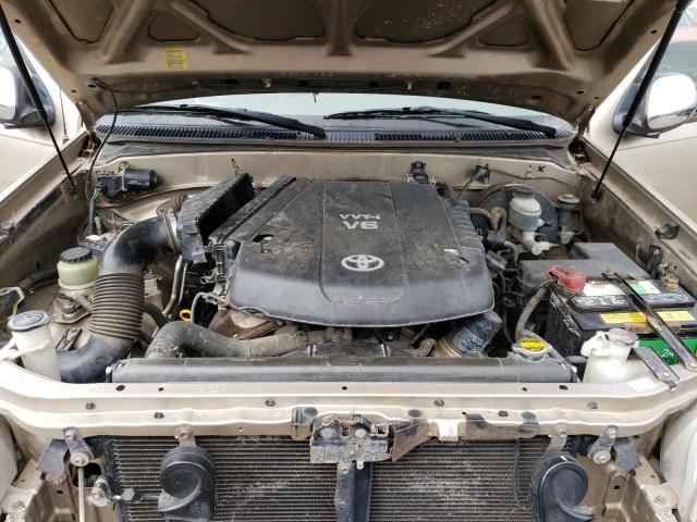 5TBRU34195S450677 - 2005 TOYOTA TUNDRA ACCESS CAB SR5 TAN photo 11