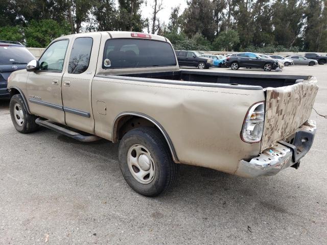 5TBRU34195S450677 - 2005 TOYOTA TUNDRA ACCESS CAB SR5 TAN photo 2