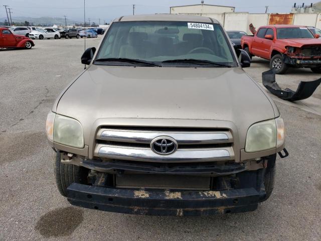 5TBRU34195S450677 - 2005 TOYOTA TUNDRA ACCESS CAB SR5 TAN photo 5