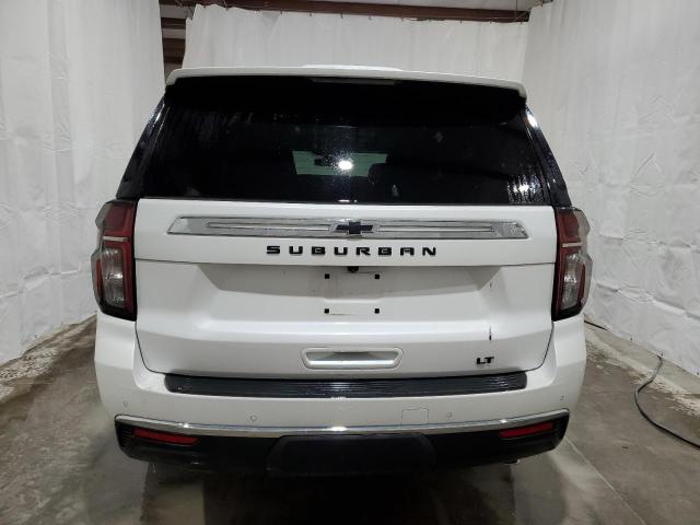 1GNSKCKD2NR334335 - 2022 CHEVROLET SUBURBAN K1500 LT WHITE photo 6