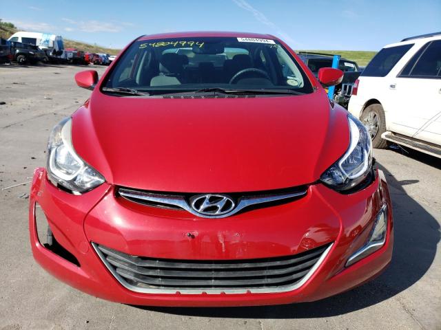 KMHDH4AE5EU179823 - 2014 HYUNDAI ELANTRA SE RED photo 5