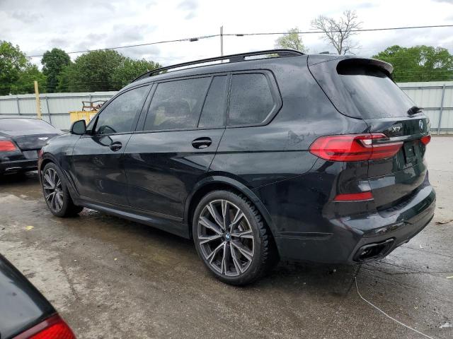 5UXCX6C05M9G38948 - 2021 BMW X7 M50I BLACK photo 2