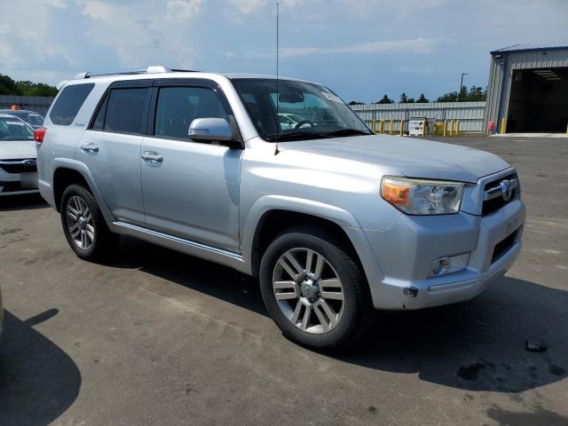 JTEBU5JR4A5028231 - 2010 TOYOTA 4RUNNER SR5 SILVER photo 4