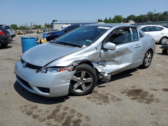 2HGFG12836H500660 - 2006 HONDA CIVIC EX SILVER photo 1