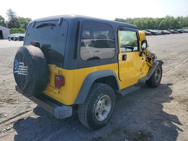 1J4FA49S1YP743699 - 2000 JEEP WRANGLER SPORT YELLOW photo 3