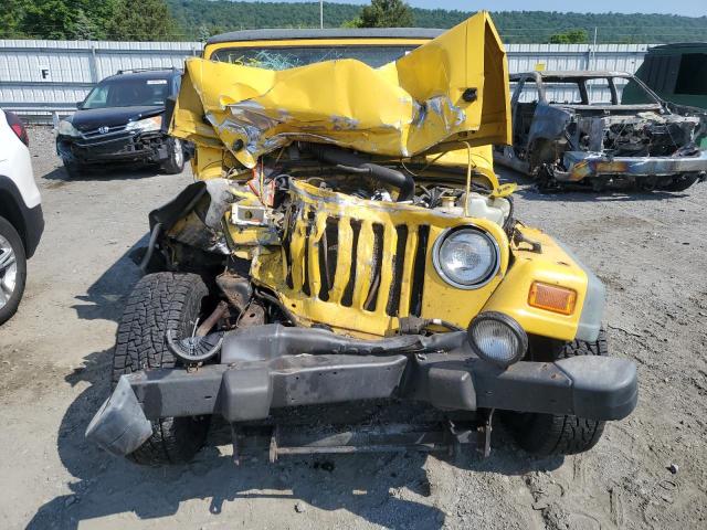 1J4FA49S1YP743699 - 2000 JEEP WRANGLER SPORT YELLOW photo 5