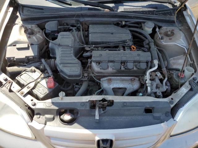 1HGES16541L002876 - 2001 HONDA CIVIC LX TAN photo 11