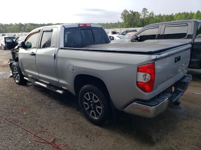 5TFRM5F12EX081512 - 2014 TOYOTA TUNDRA DOUBLE CAB SR/SR5 SILVER photo 2
