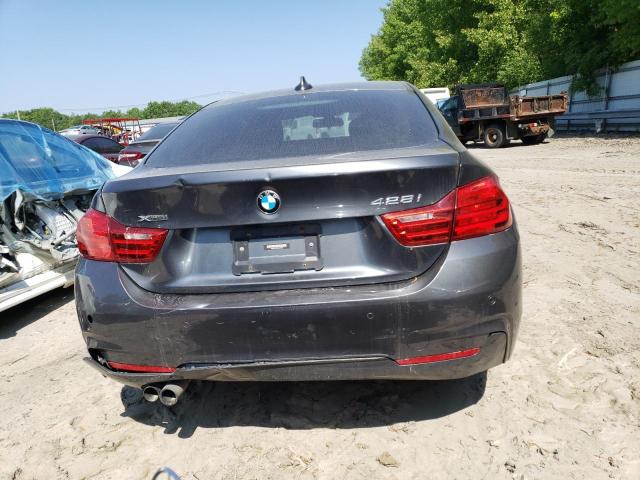 WBA4C9C54GG135680 - 2016 BMW 428 XI GRAN COUPE SULEV GRAY photo 6