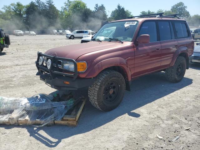 JT3FJ80W1N0047625 - 1992 TOYOTA LAND CRUIS FJ80 BURGUNDY photo 1