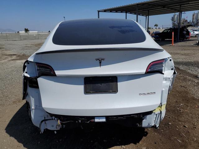 7SAYGDEF9NF551669 - 2022 TESLA MODEL Y WHITE photo 6