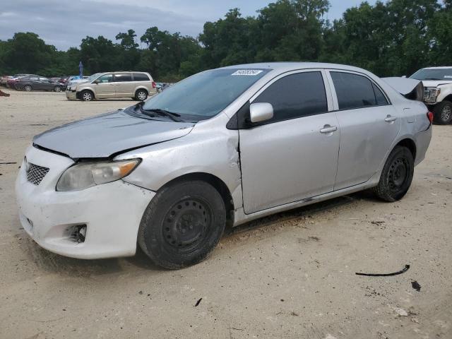 1NXBU4EE2AZ359512 - 2010 TOYOTA COROLLA BASE SILVER photo 1