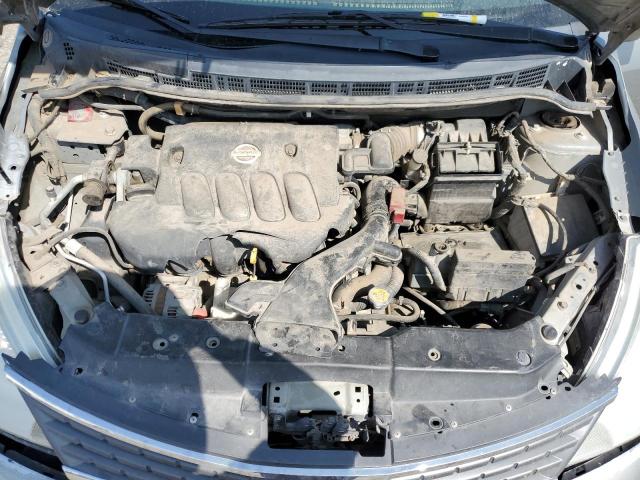 3N1BC1AP9BL412427 - 2011 NISSAN VERSA S GRAY photo 11